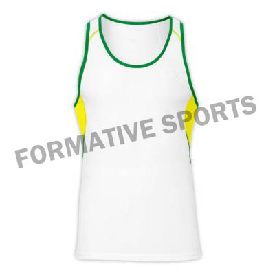 Customised Cut And Sew Singlets Manufacturers USA, UK Australia