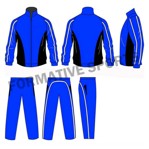 Customised Sublimated Cut And Sew Tracksuits Manufacturers USA, UK Australia