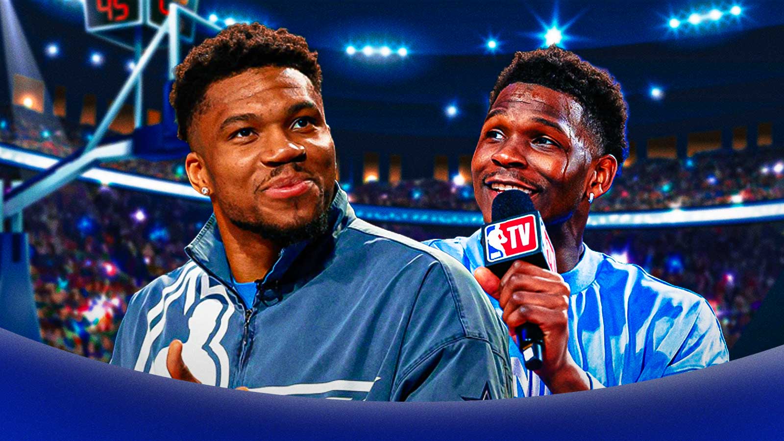 Following the NBA trade deadline, Giannis Antetokounmpo and Anthony Edwards were in a video that will fuel trade speculation.