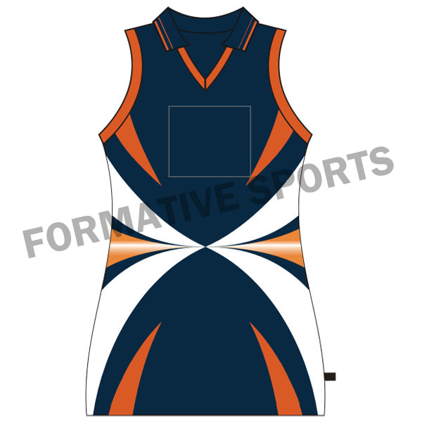 Customised Sublimated Netball Tops Manufacturers USA, UK Australia
