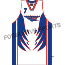 Customised Sublimated Basketball Team Singlet Manufacturers USA, UK Australia