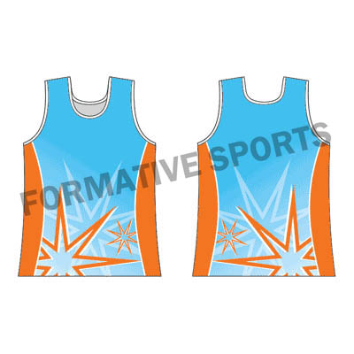 Customised Sublimation Singlets Manufacturers USA, UK Australia