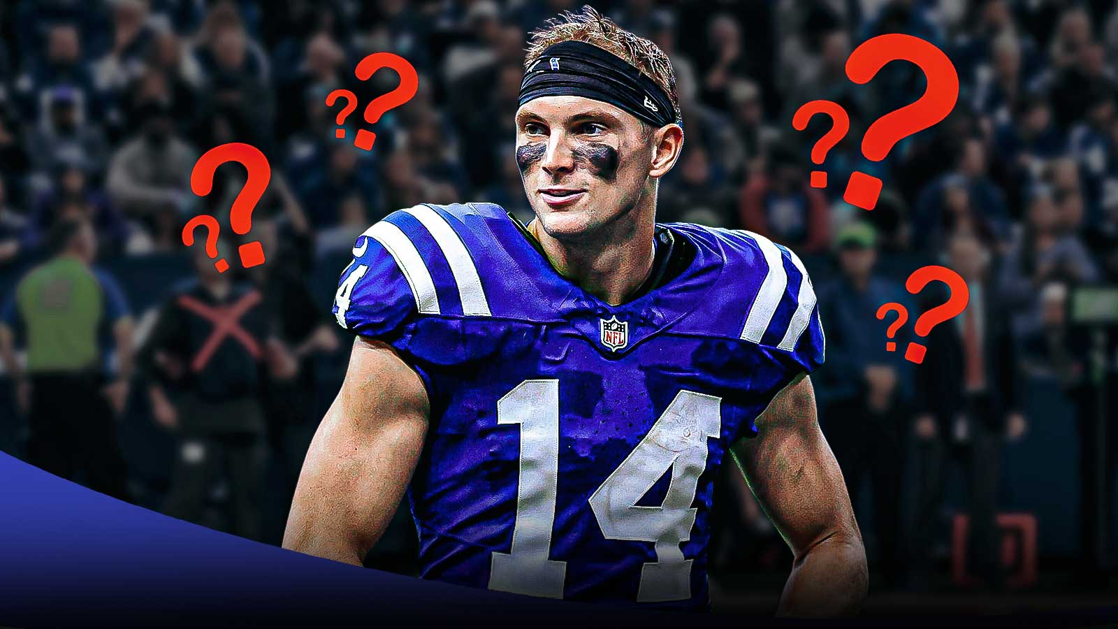 Colts WR Alec Pierce with question marks around him
